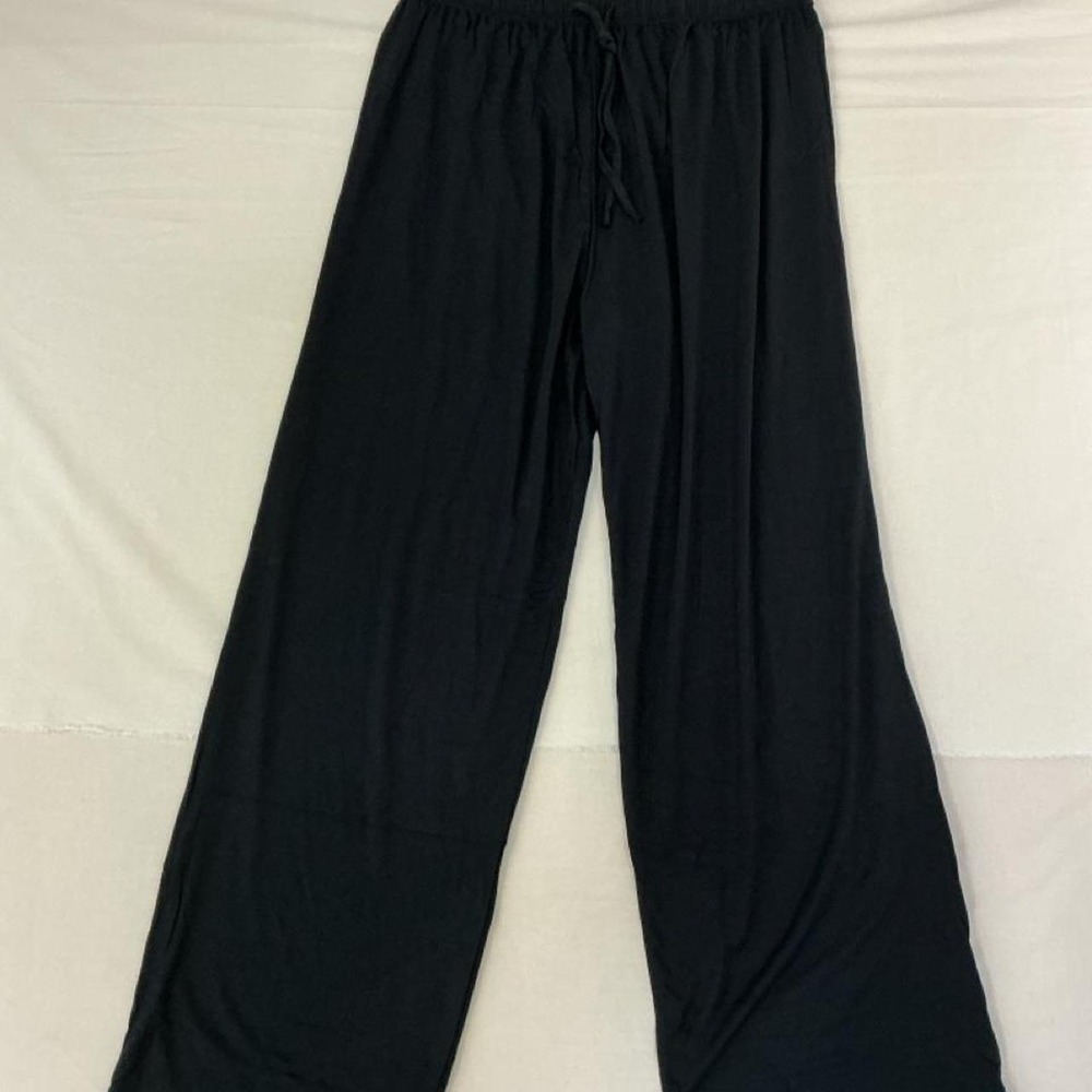 Comfy black wide leg lounge pants